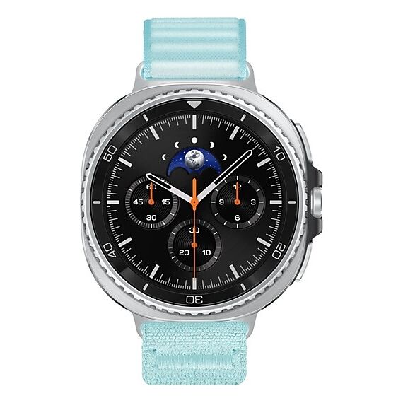 Galaxy Watch8 Classic | 46 мм | 4G LTE | Black | Fabric/Mint | S/M, Размер: 46 мм, Цвет: Black, Тип ремешка: Fabric, Цвет ремешка: Mint, Размер ремешка: S/M, Подключение часов: Bluetooth / Wi-Fi + 4G LTE, изображение 2